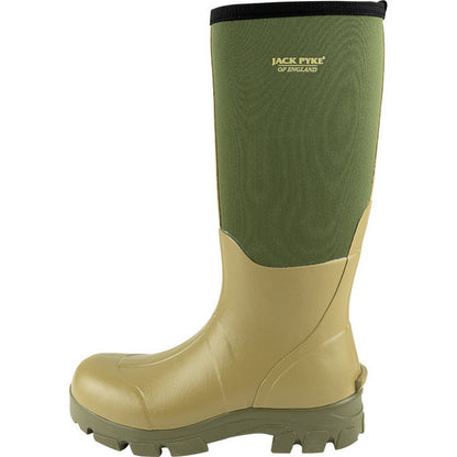Green - Lifestyle - Jack Pyke Mens Ashcombe Neoprene Wellington Boots