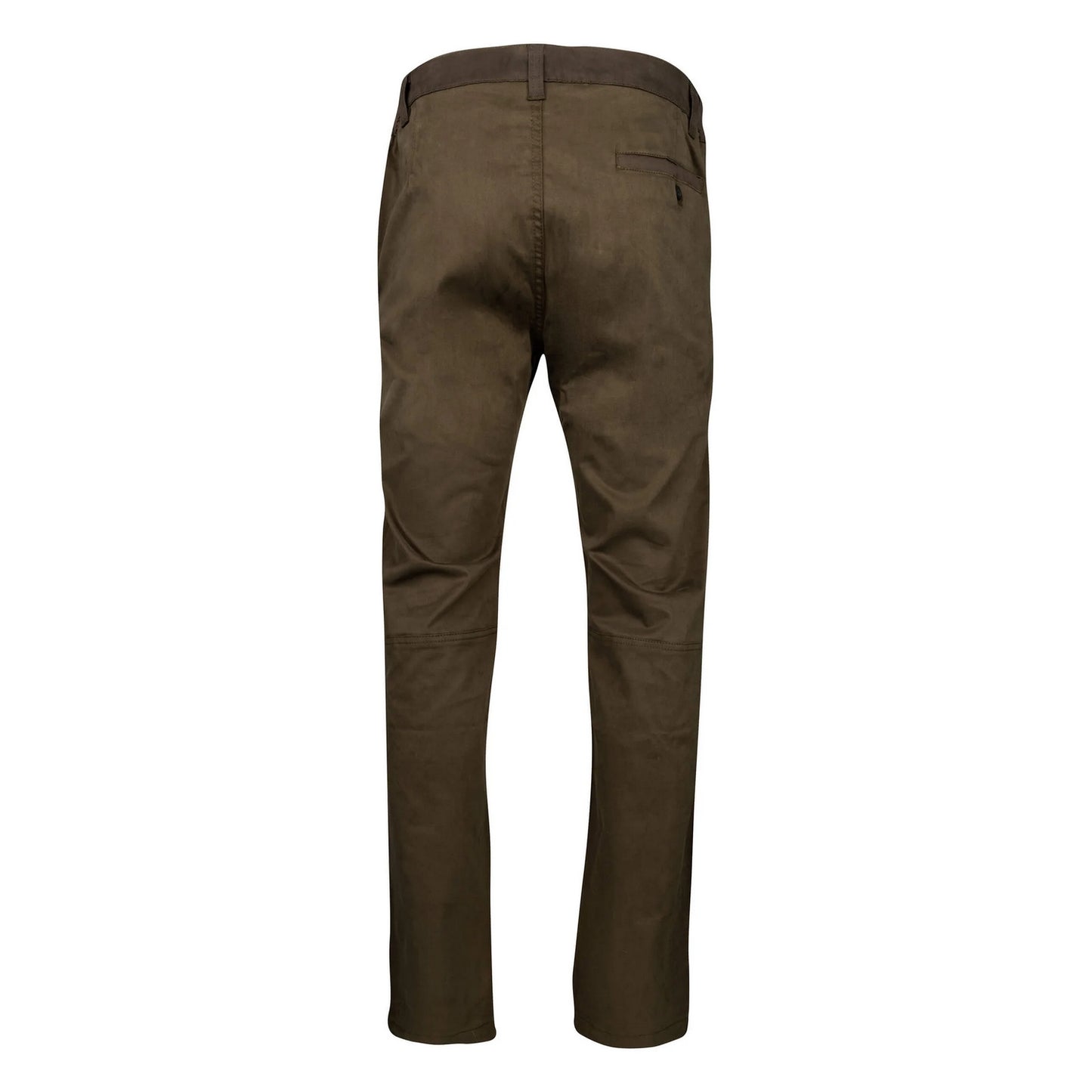 Brown - Back - Jack Pyke Mens Cotton Stretch Trousers