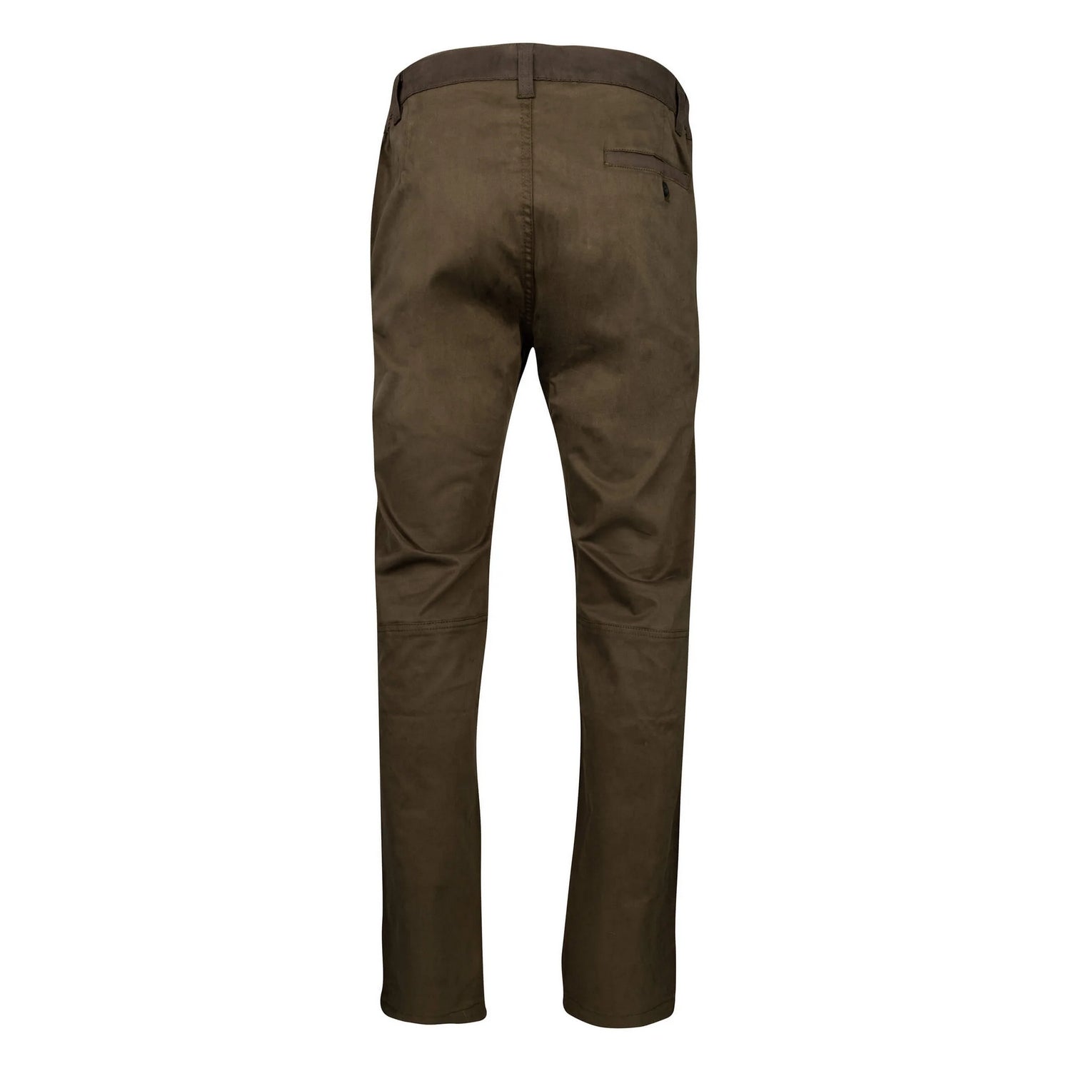 Brown - Back - Jack Pyke Mens Cotton Stretch Trousers