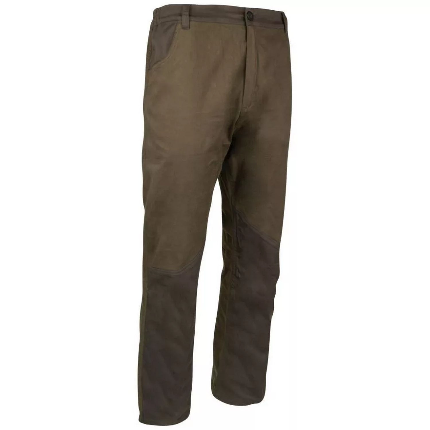 Brown - Side - Jack Pyke Mens Cotton Stretch Trousers
