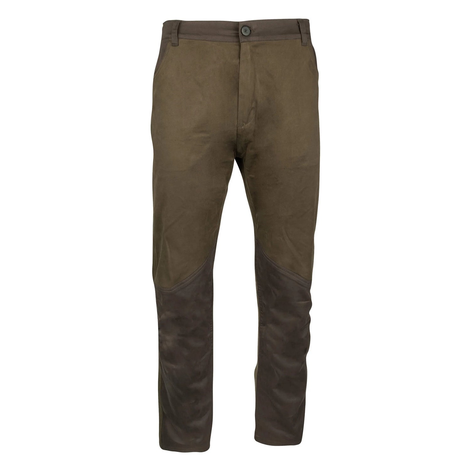 Brown - Front - Jack Pyke Mens Cotton Stretch Trousers
