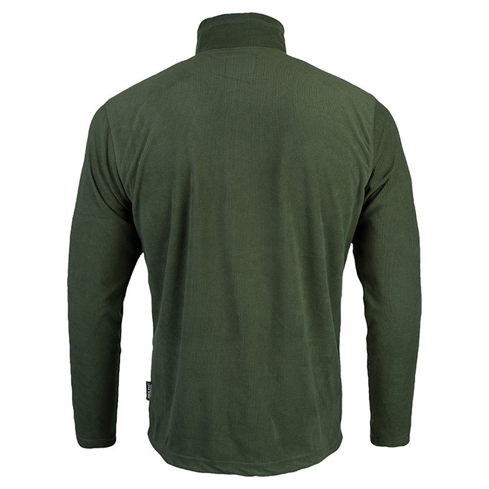 Green - Back - Jack Pyke Mens Lightweight Fleece Top