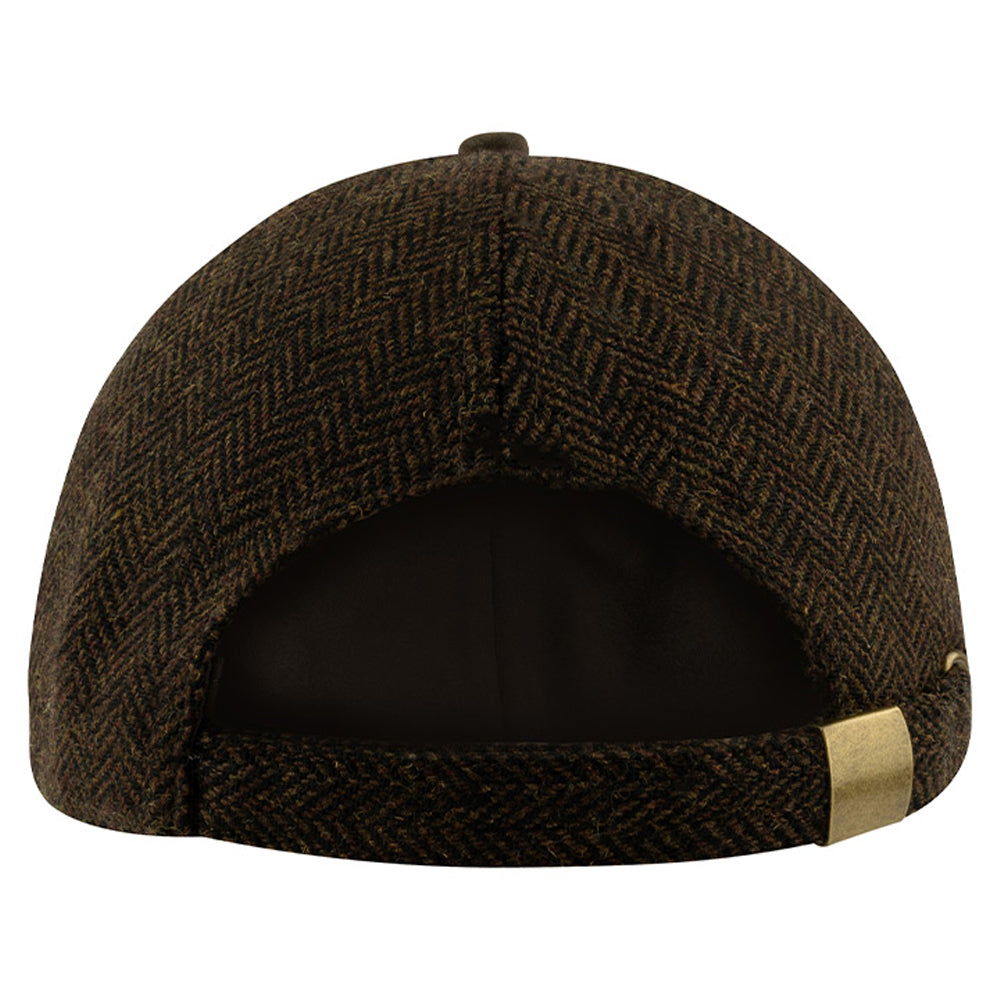 Brown - Back - Jack Pyke Herringbone Baseball Cap