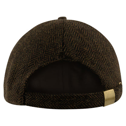 Brown - Back - Jack Pyke Herringbone Baseball Cap