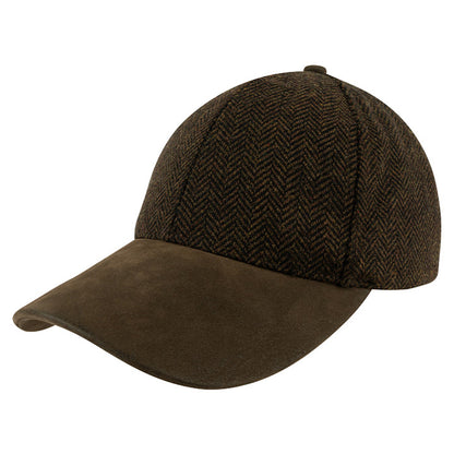 Brown - Side - Jack Pyke Herringbone Baseball Cap