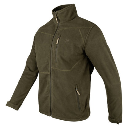 Green - Side - Jack Pyke Mens Waterproof Fleece Jacket