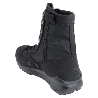 Black - Back - Viper Mens Side Zip Tactical Boots