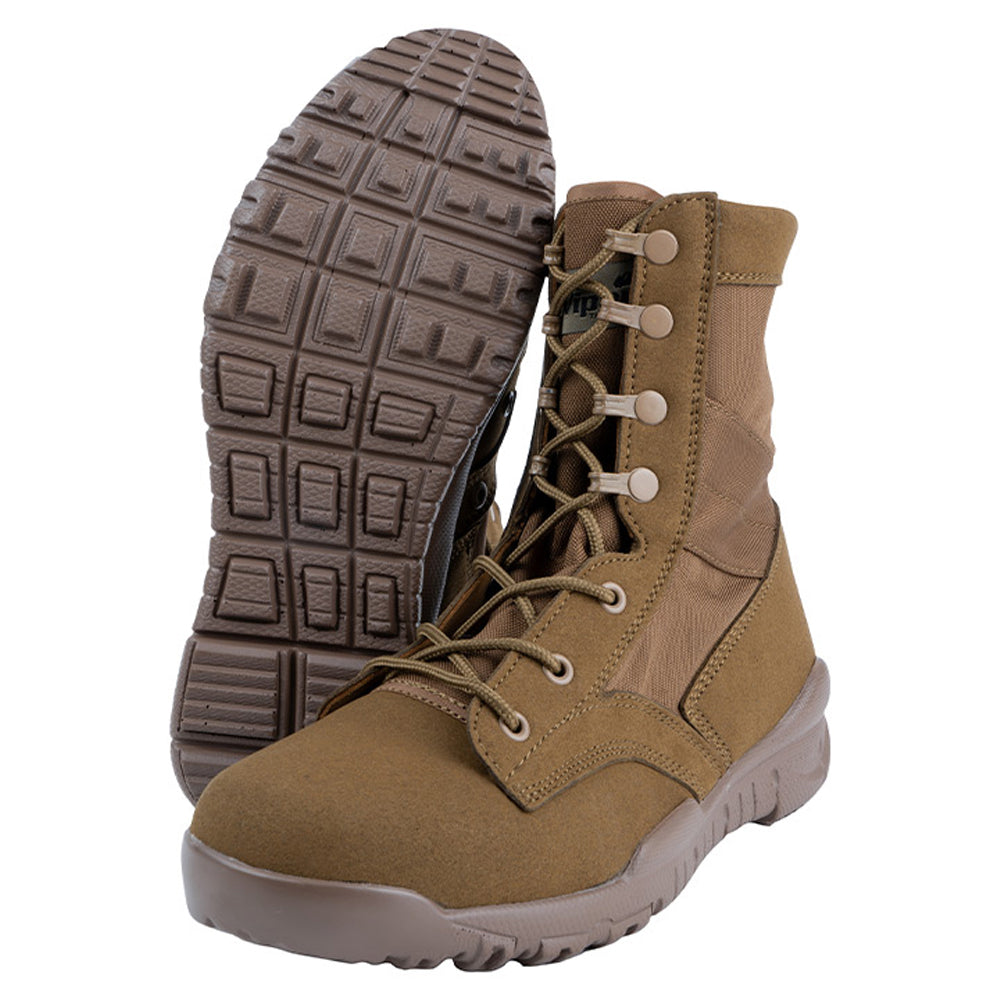 Coyote - Pack Shot - Viper Mens Side Zip Tactical Boots