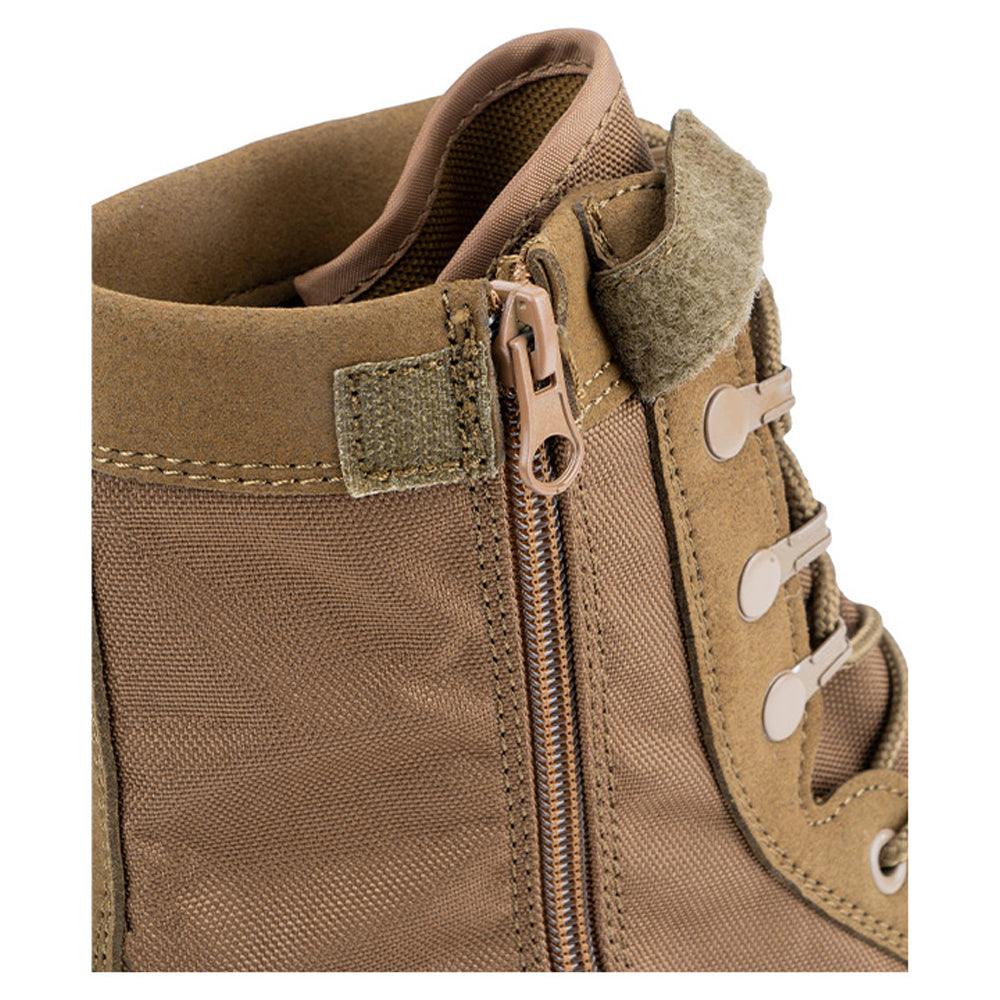 Coyote - Close up - Viper Mens Side Zip Tactical Boots