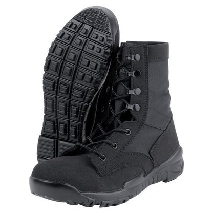 Black - Pack Shot - Viper Mens Side Zip Tactical Boots