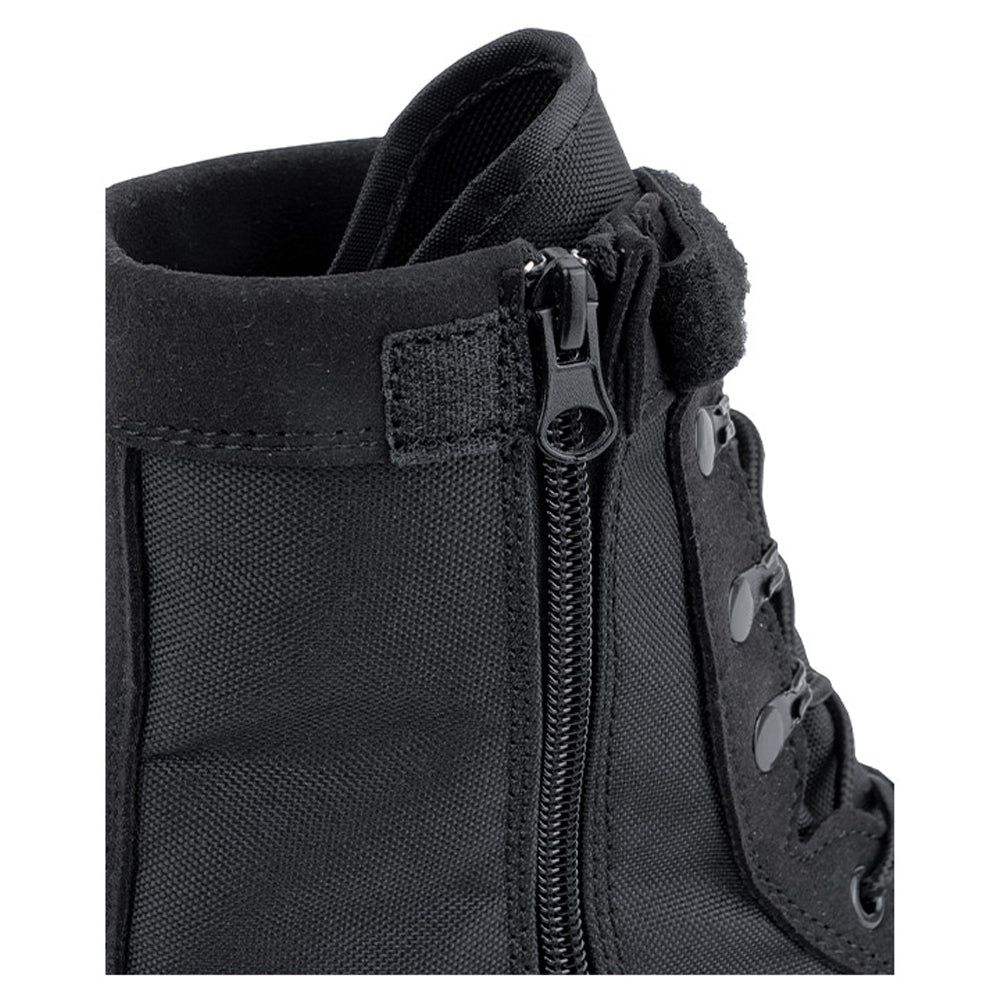 Black - Close up - Viper Mens Side Zip Tactical Boots