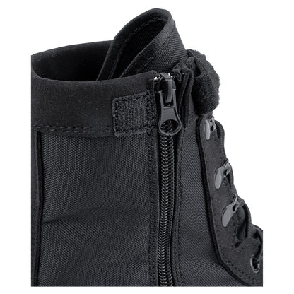 Black - Close up - Viper Mens Side Zip Tactical Boots