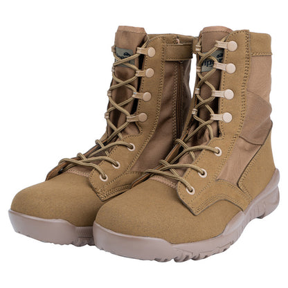 Coyote - Front - Viper Mens Side Zip Tactical Boots