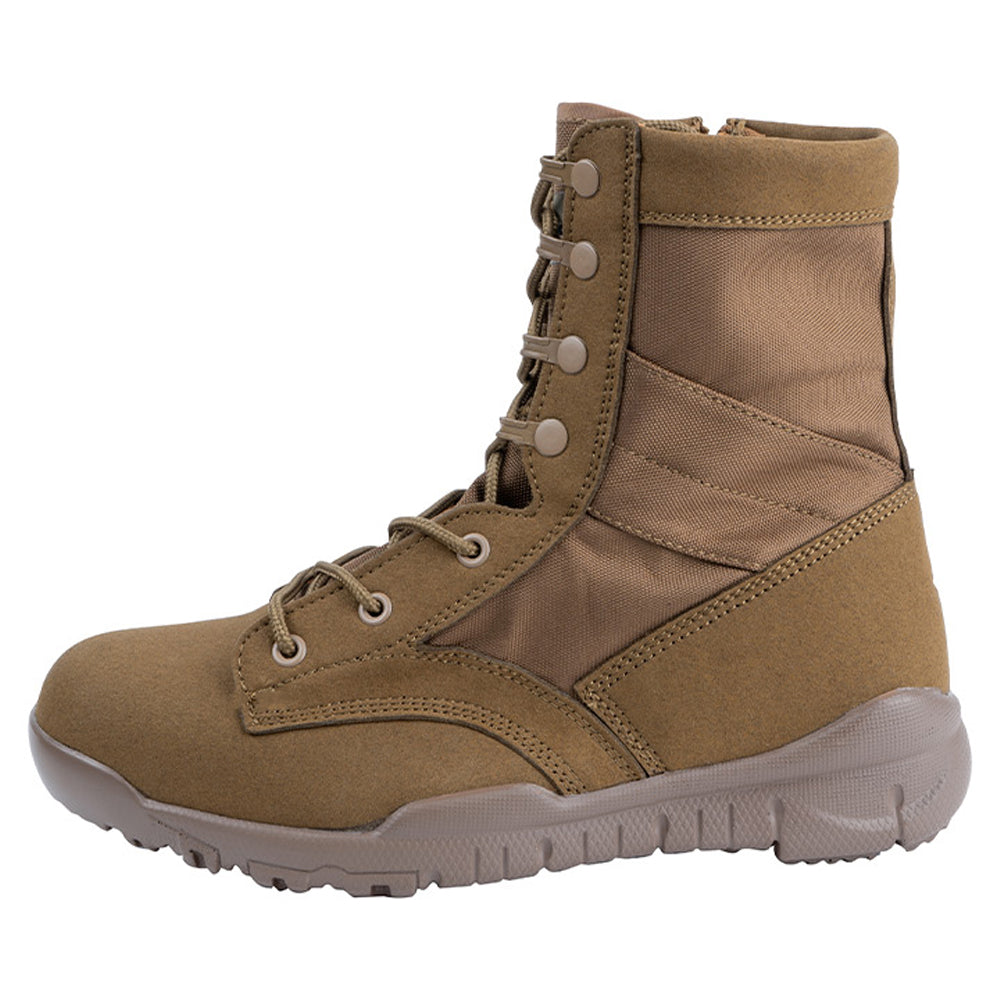 Coyote - Side - Viper Mens Side Zip Tactical Boots