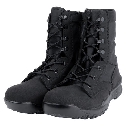 Black - Front - Viper Mens Side Zip Tactical Boots