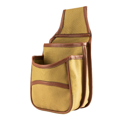 Fawn - Back - Jack Pyke Plain Cotton Canvas Cartridge Pouch