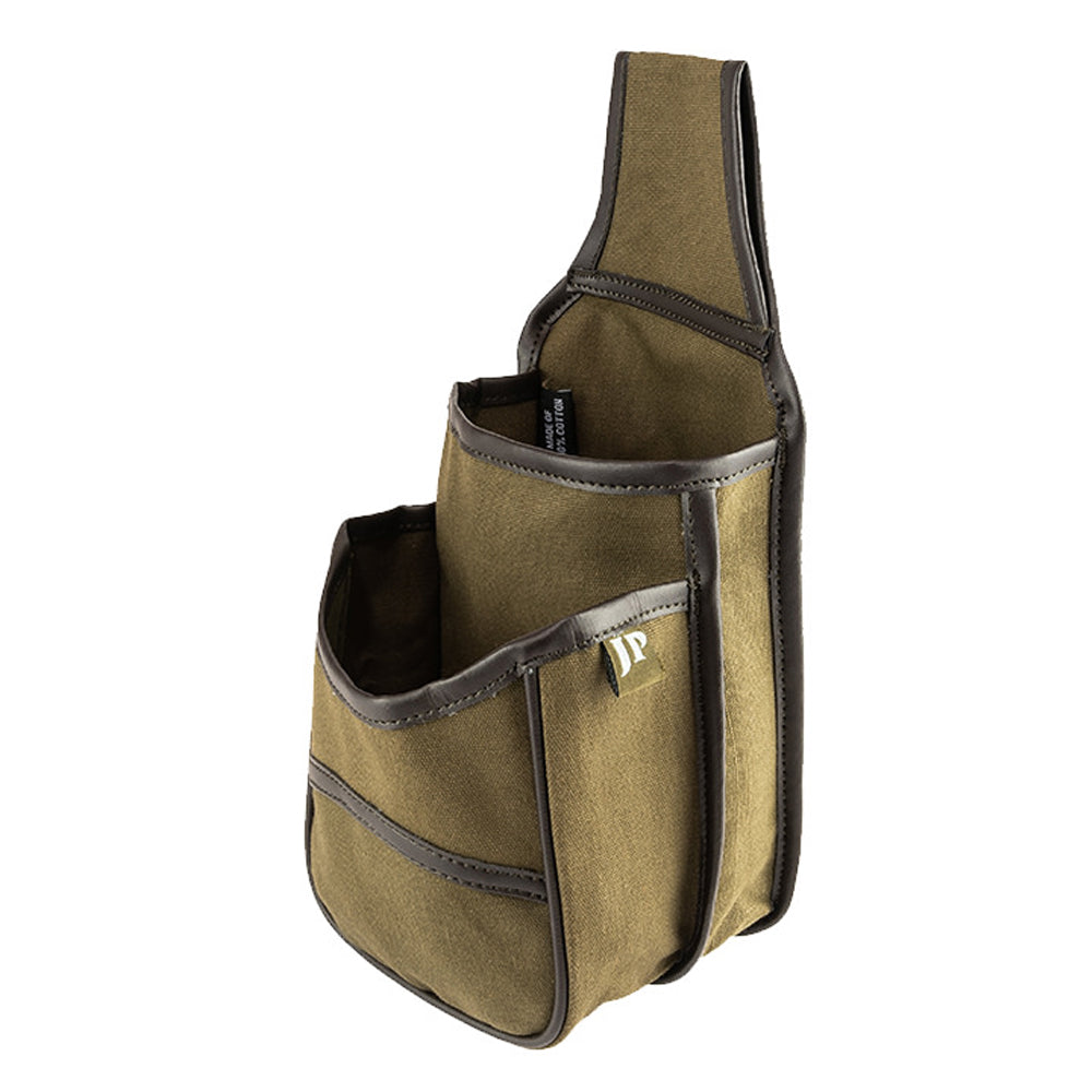 Green - Front - Jack Pyke Plain Cotton Canvas Cartridge Pouch