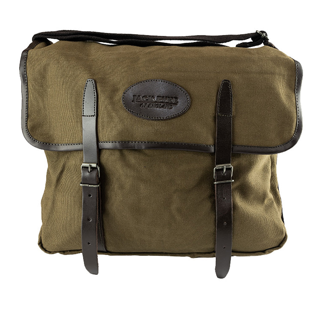 Green - Back - Jack Pyke Canvas Messenger Bag