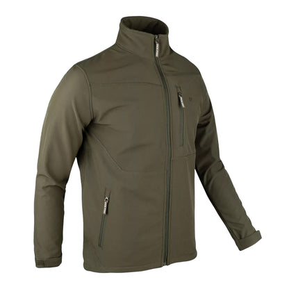 Green - Side - Jack Pyke Mens Bleasdale Soft Shell Jacket