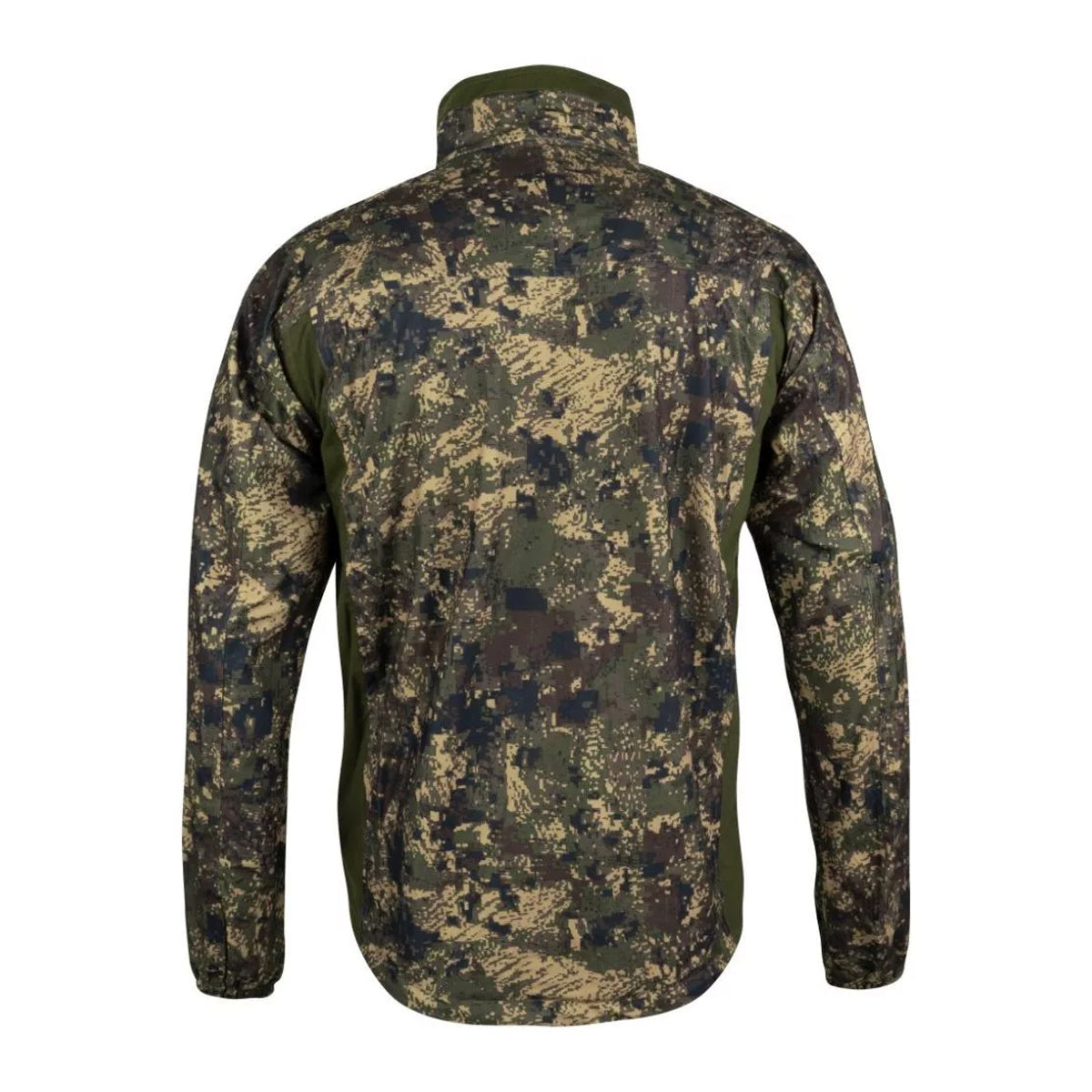 Green - Back - Jack Pyke Mens Weardale Camo Field Jacket