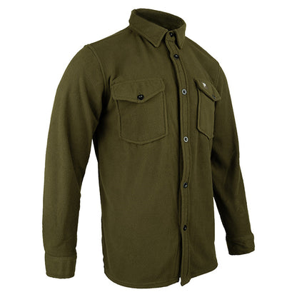 Dark Olive - Lifestyle - Jack Pyke Mens Polar Fleece Shirt