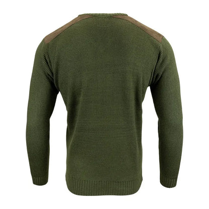 Olive Green - Back - Jack Pyke Mens Shooters Sweater Top