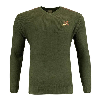 Olive Green - Front - Jack Pyke Mens Shooters Sweater Top