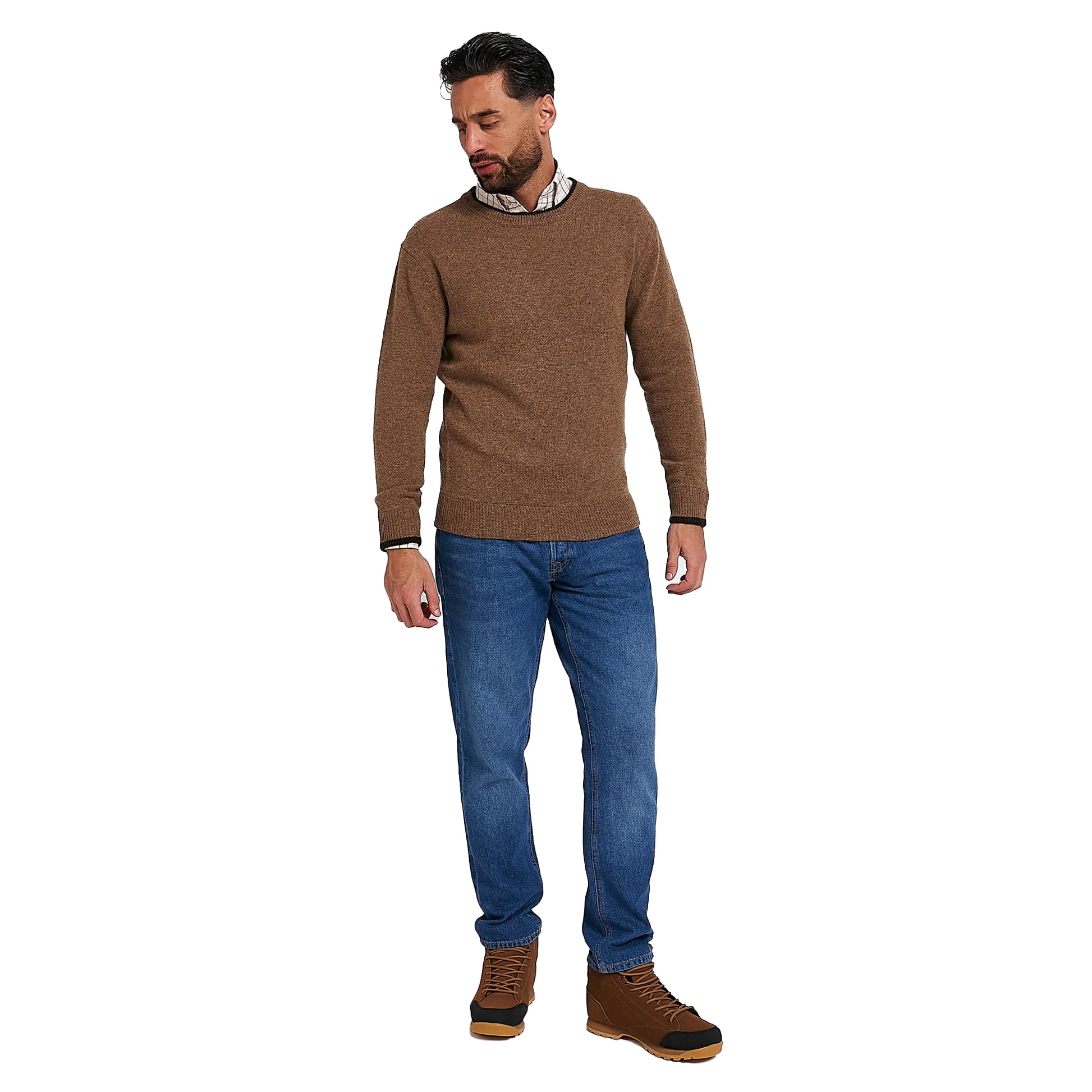 Barleycorn - Lifestyle - Jack Pyke Mens Knitted Lambswool Crew Neck Jumper