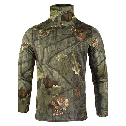 Brown - Front - Jack Pyke Mens Oak Leaf Roll Neck Midlayer