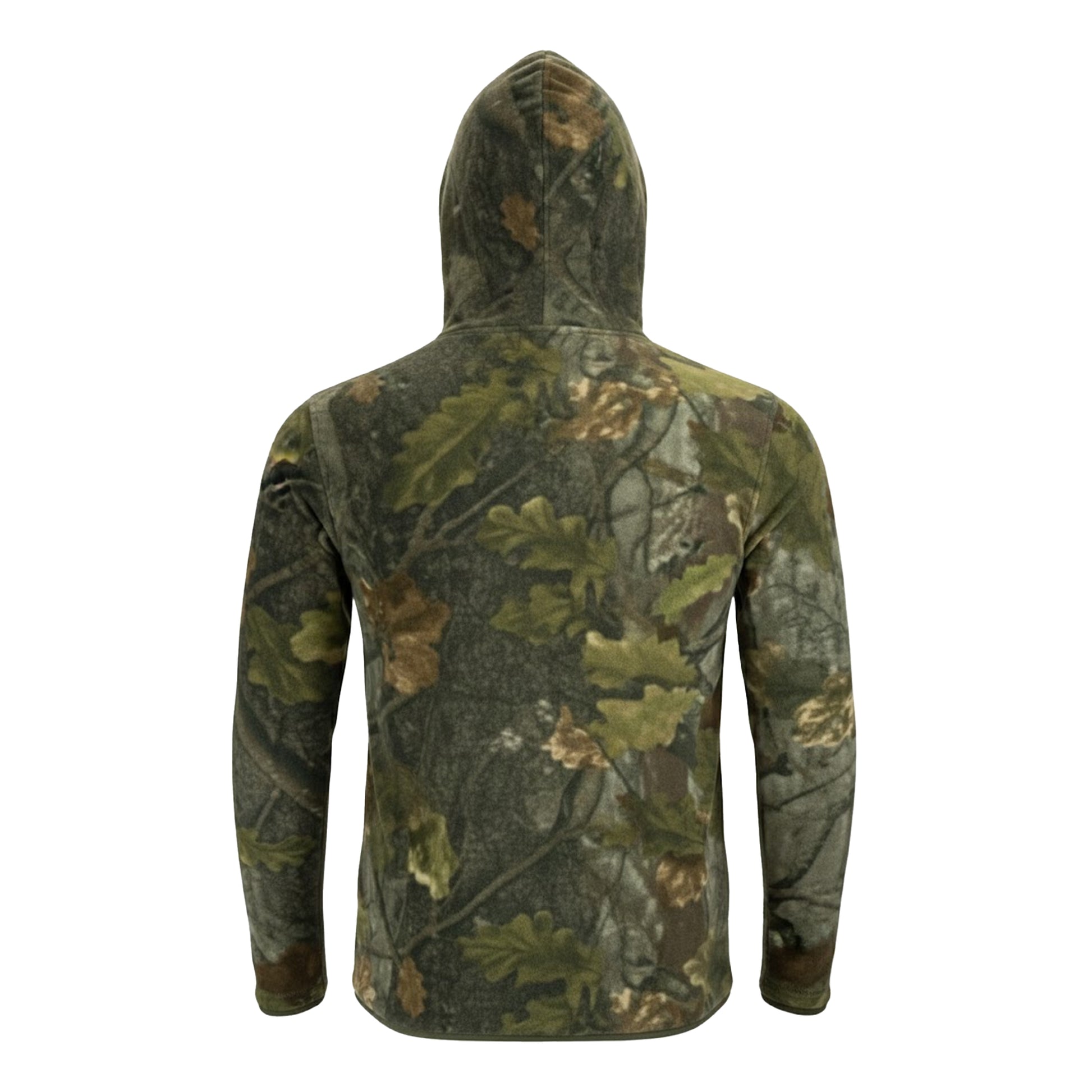 Oak Camo - Back - Jack Pyke Mens Fieldman Oak Leaf Fleece Hoodie