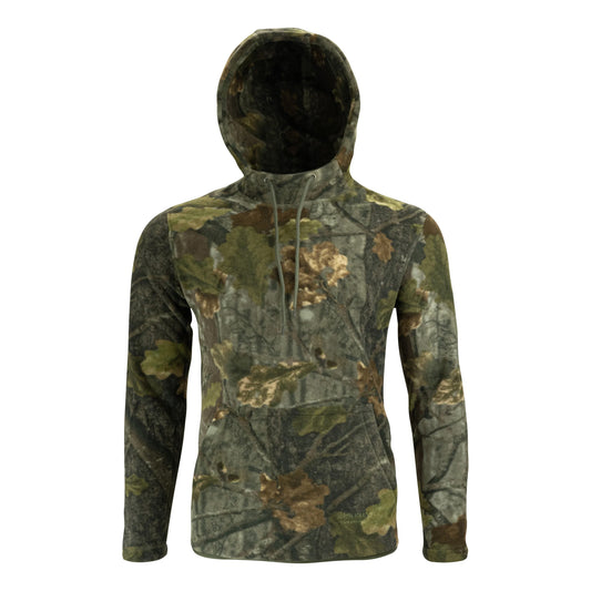 Oak Camo - Front - Jack Pyke Mens Fieldman Oak Leaf Fleece Hoodie