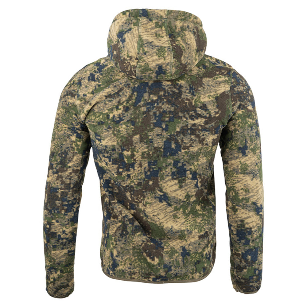 Green-Brown - Back - Jack Pyke Mens Digital Camo Fleece Hoodie