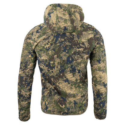 Green-Brown - Back - Jack Pyke Mens Digital Camo Fleece Hoodie