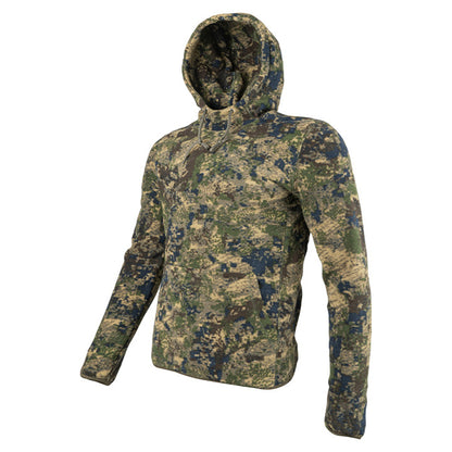 Green-Brown - Side - Jack Pyke Mens Digital Camo Fleece Hoodie