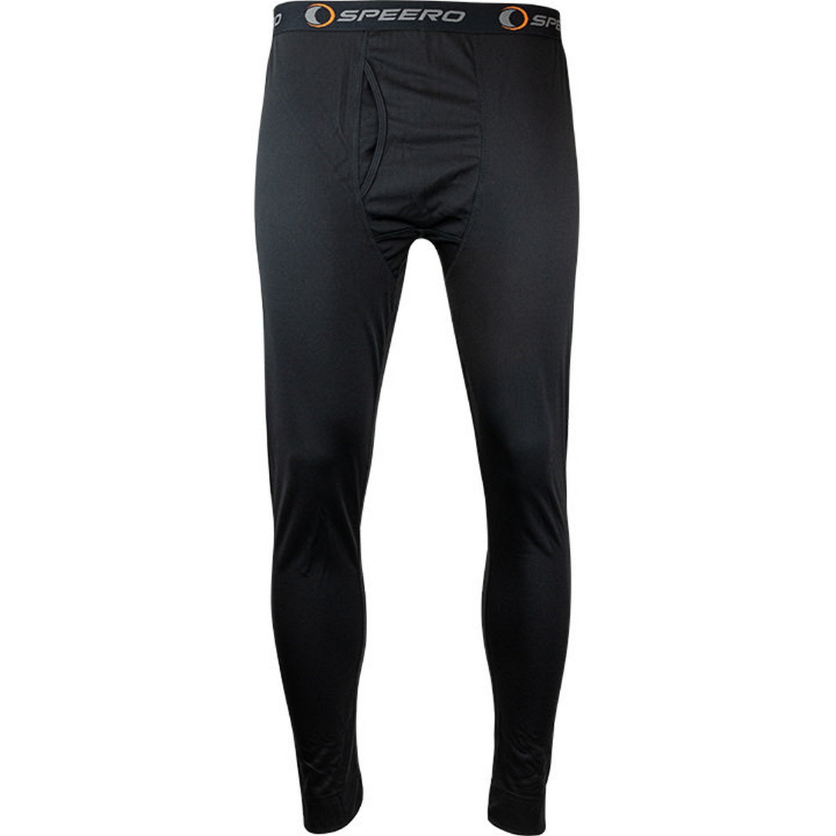 Black - Pack Shot - Speero Mens Logo Quick Dry Base Layer Set