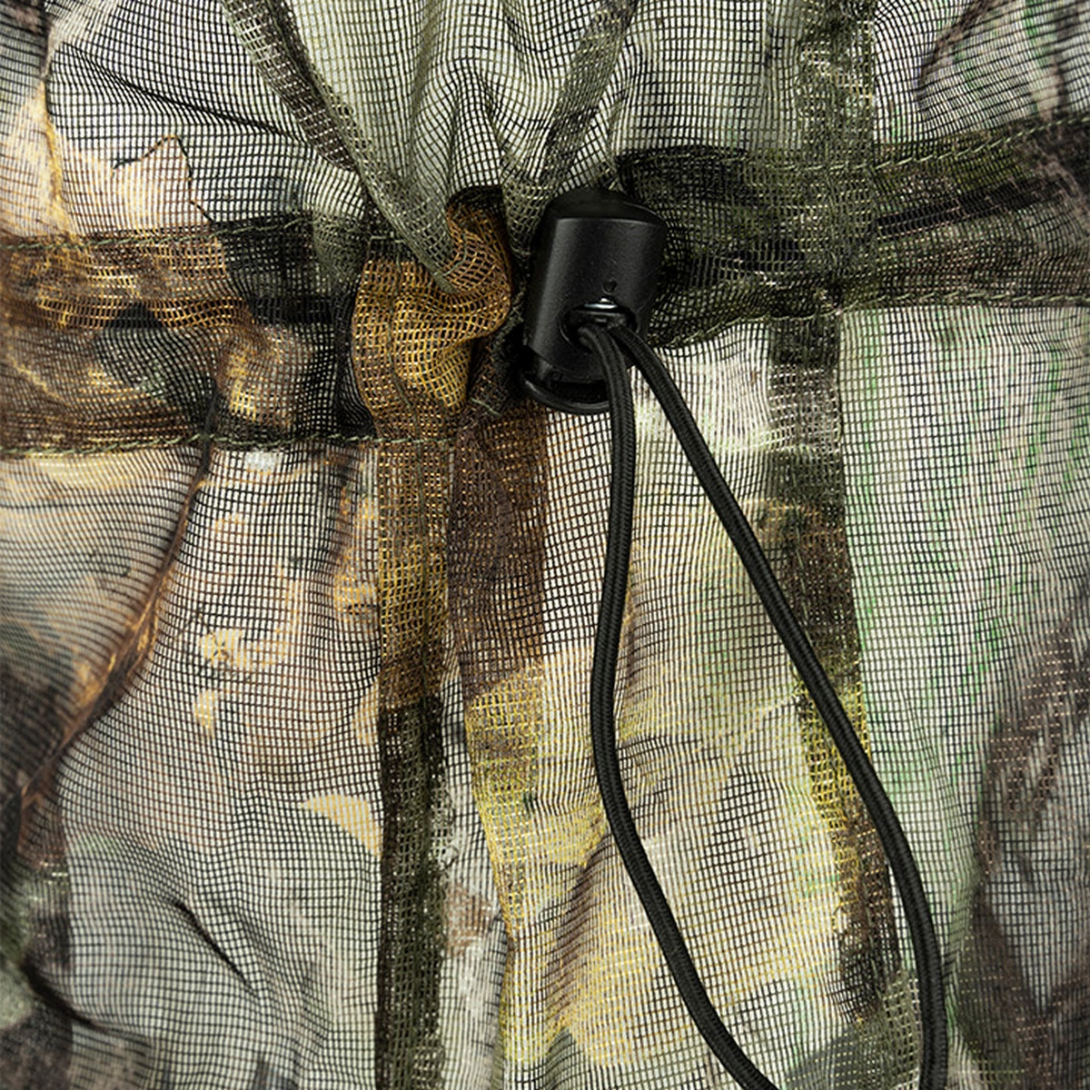 Green - Back - Jack Pyke Mens Oak Leaf Lightweight Camo Balaclava