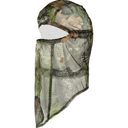 Green - Pack Shot - Jack Pyke Mens Oak Leaf Lightweight Camo Balaclava