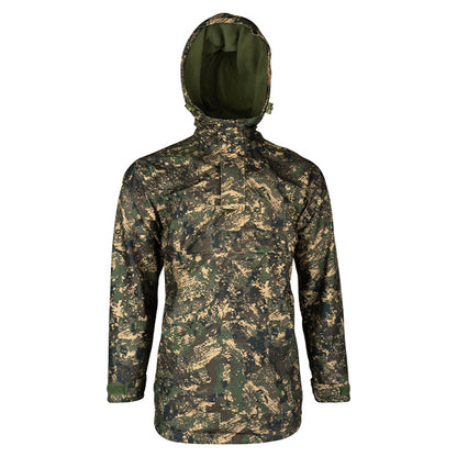 Green - Close up - Jack Pyke Mens Galbraith Smock Digital Camo Waterproof Jacket