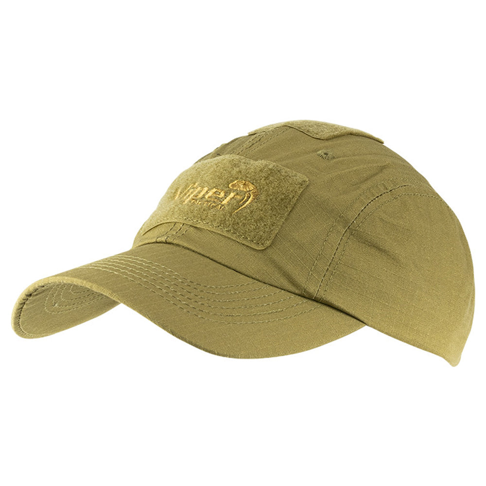 Coyote - Front - Viper Mens Elite Baseball Cap