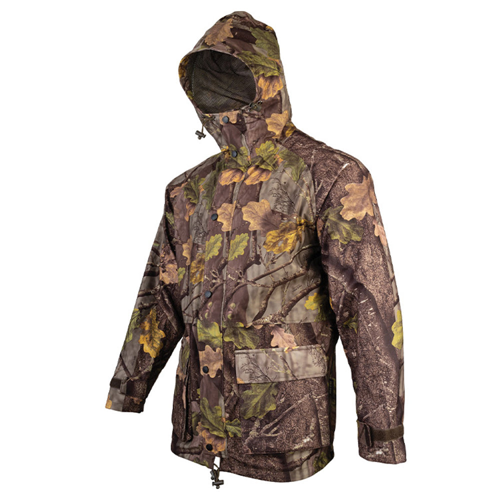 Oak Camo - Side - Jack Pyke Mens Rannock Oak Leaf Waterproof Jacket