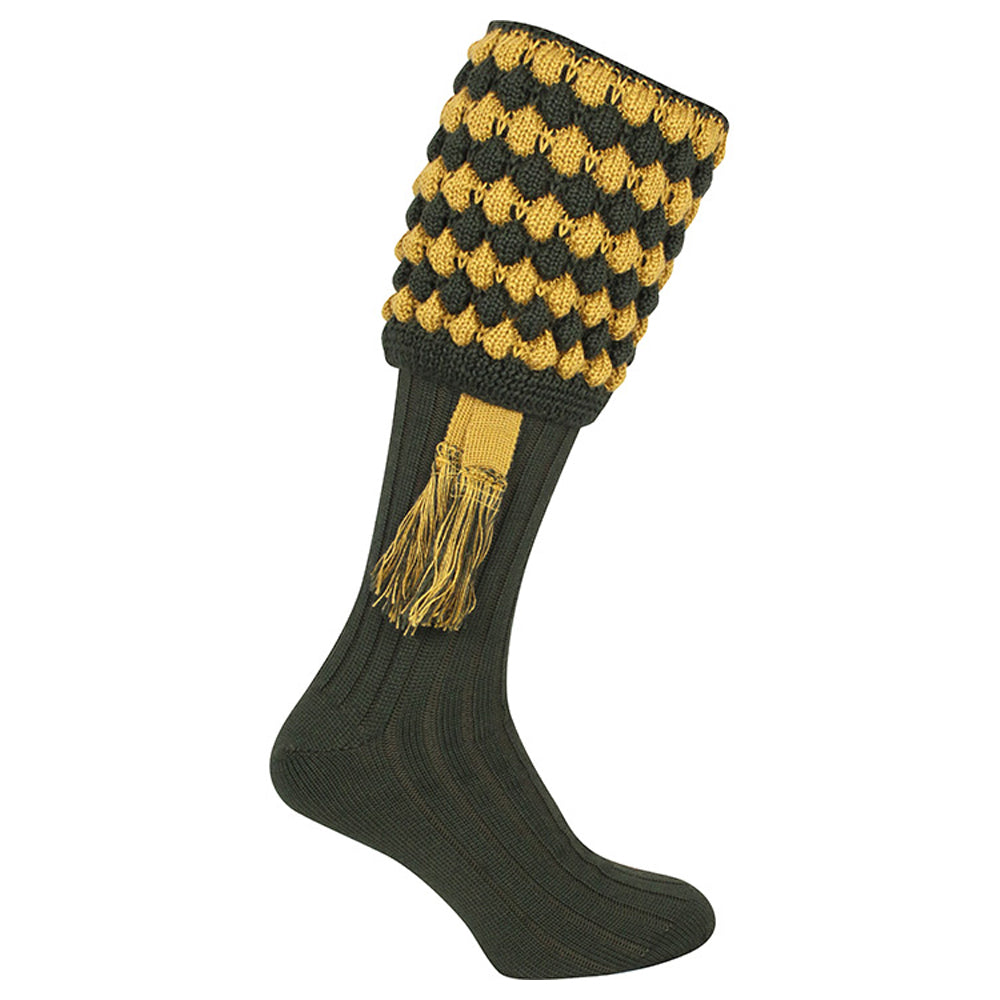 Green - Front - Jack Pyke Unisex Adult Pebble Shooting Socks with Garters