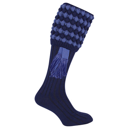 Navy - Front - Jack Pyke Unisex Adult Pebble Shooting Socks with Garters