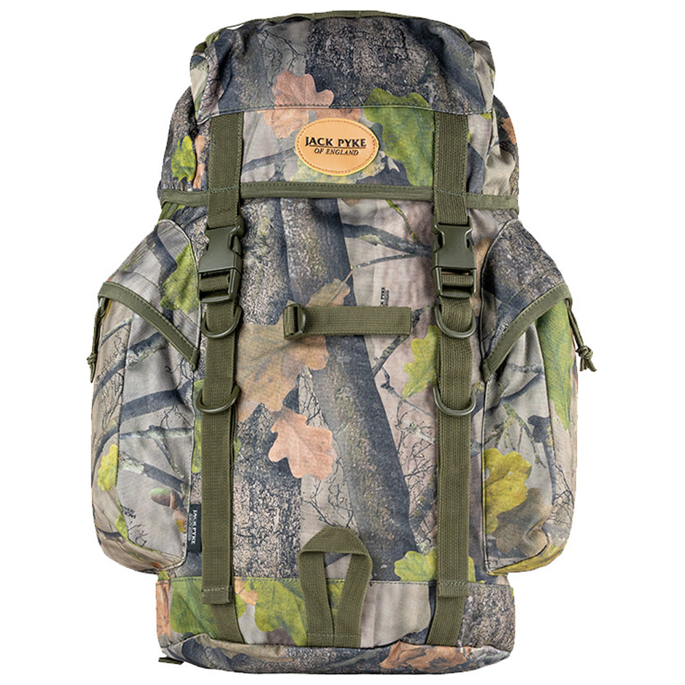Oak Camo - Front - Jack Pyke Oak Leaf 25L Rucksack