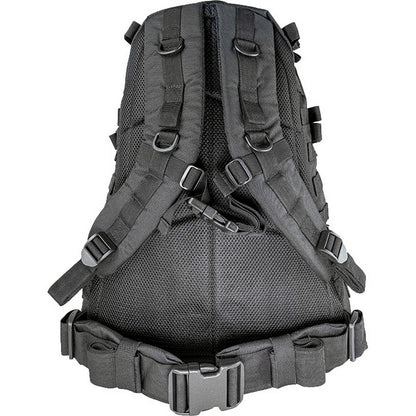 Black - Back - Viper Special Ops Plain Backpack