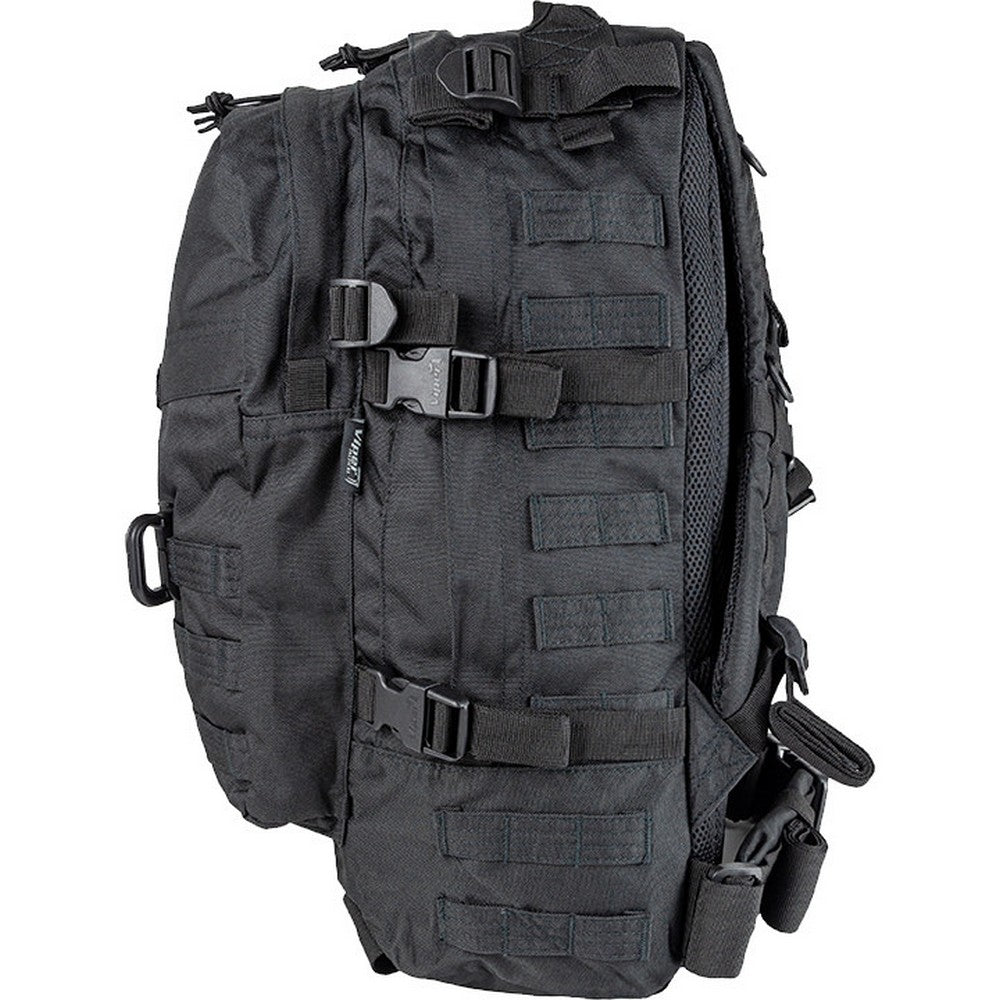 Black - Side - Viper Special Ops Plain Backpack