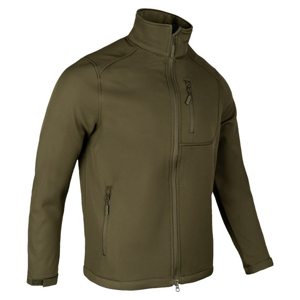 Green - Side - Viper Mens Covert Soft Shell Jacket