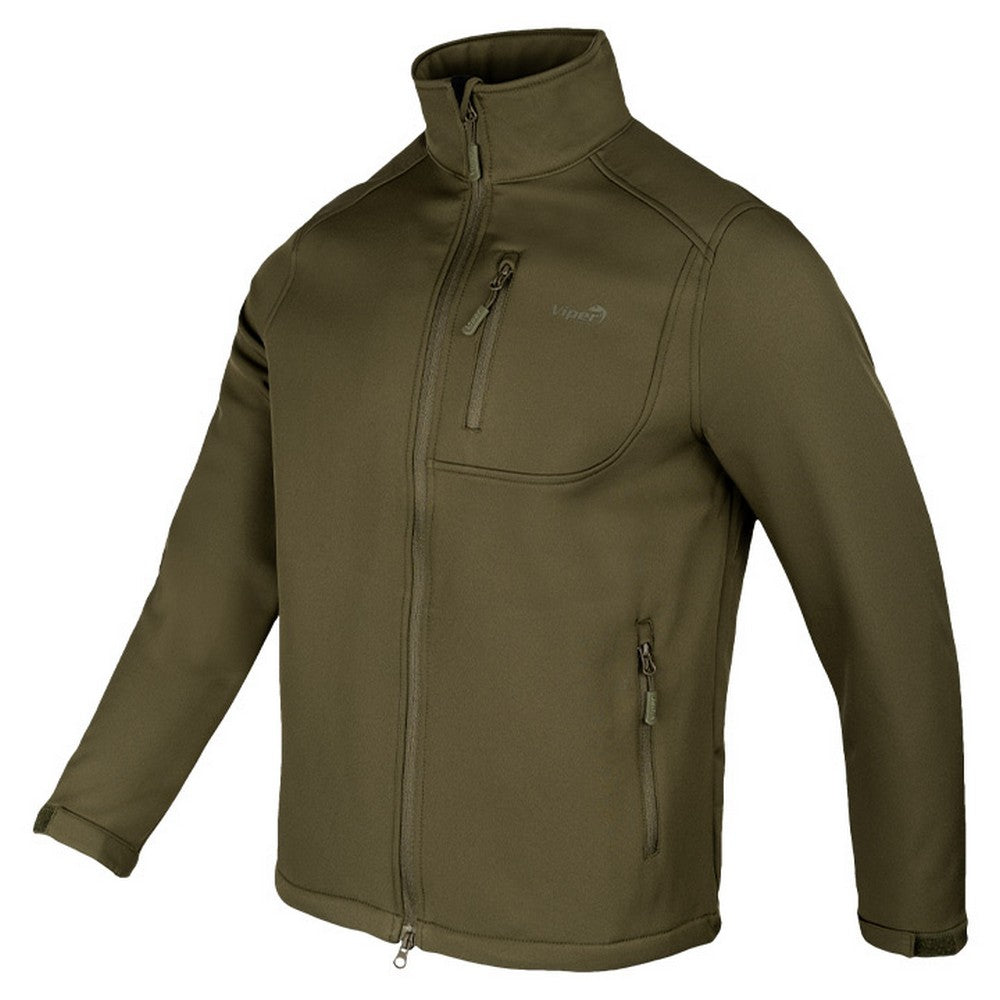 Green - Lifestyle - Viper Mens Covert Soft Shell Jacket
