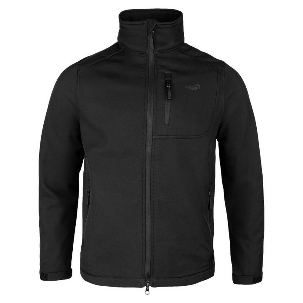 Black - Front - Viper Mens Covert Soft Shell Jacket