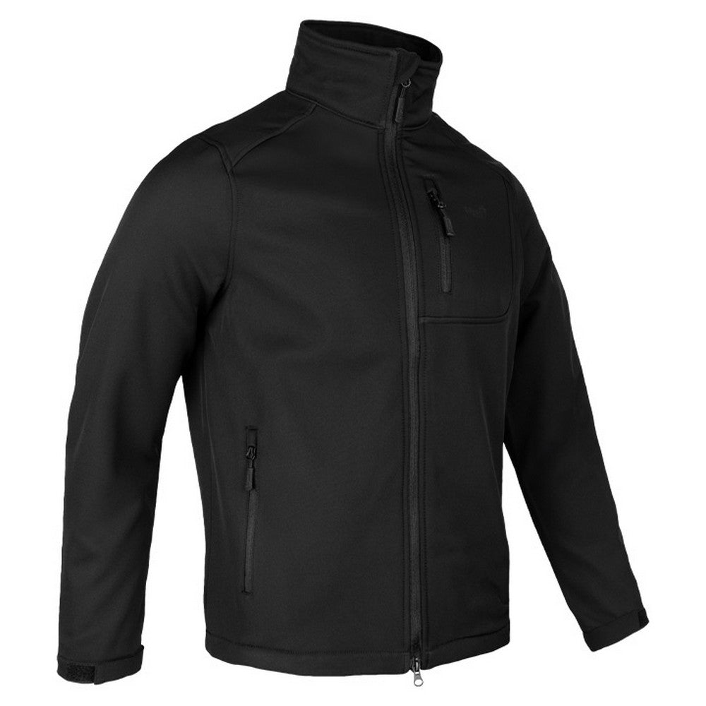 Black - Side - Viper Mens Covert Soft Shell Jacket