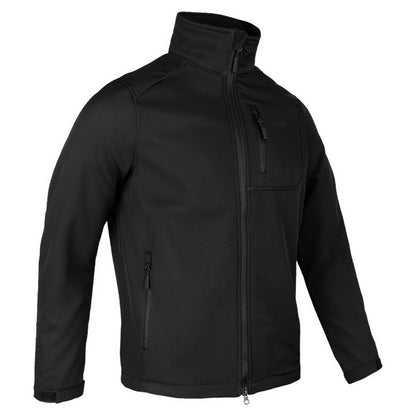 Black - Side - Viper Mens Covert Soft Shell Jacket
